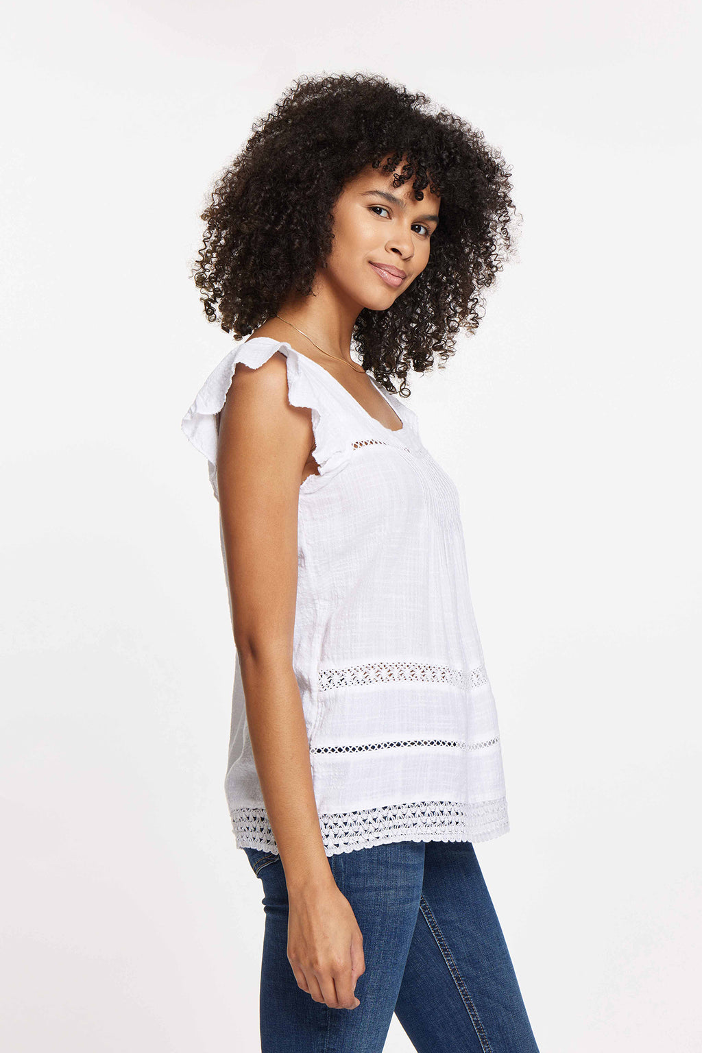 LAYLA TOP - PAPER WHITE