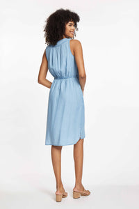 ZHURI DRESS - MEDIUM WASH