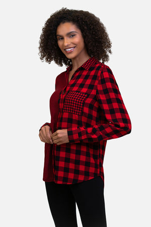 BILLIE SHIRT - CHERRY RED