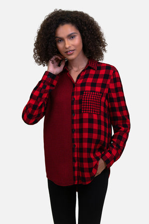 BILLIE SHIRT - CHERRY RED