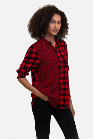 BILLIE SHIRT - CHERRY RED