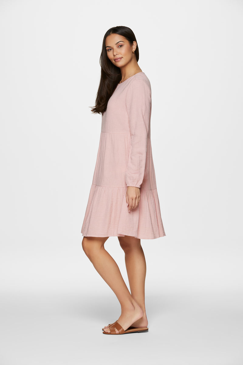 CATE DRESS - DUSTY ROSE