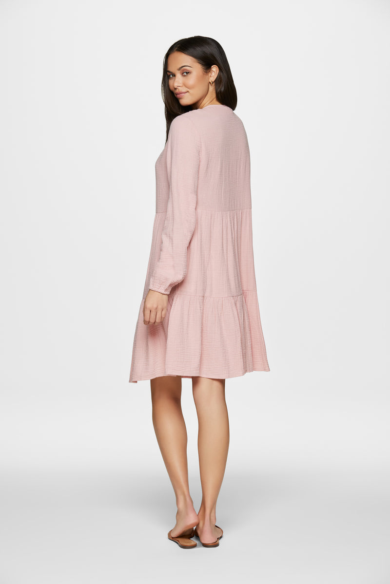 CATE DRESS - DUSTY ROSE