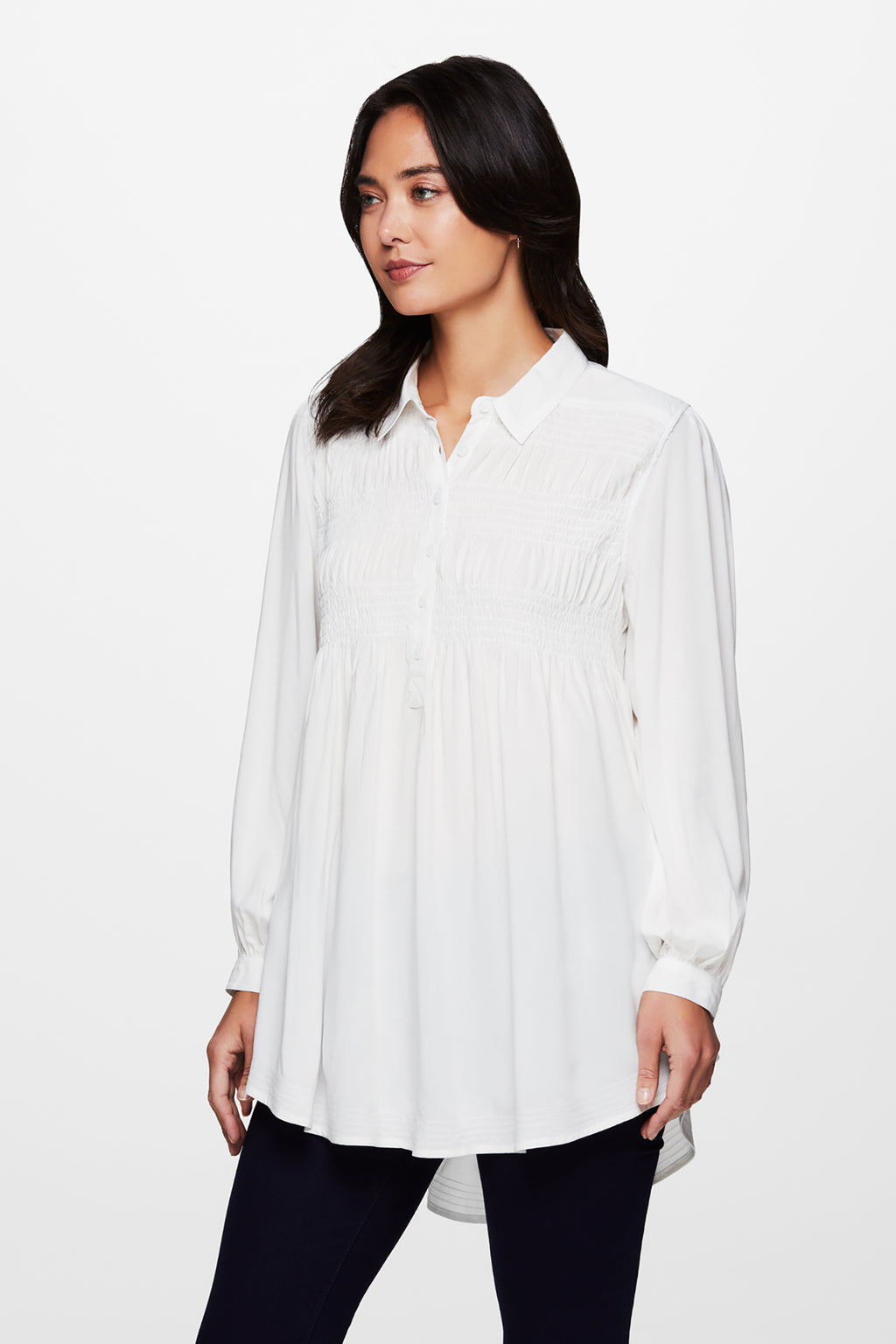 LINDSEY SHIRT - WHITE