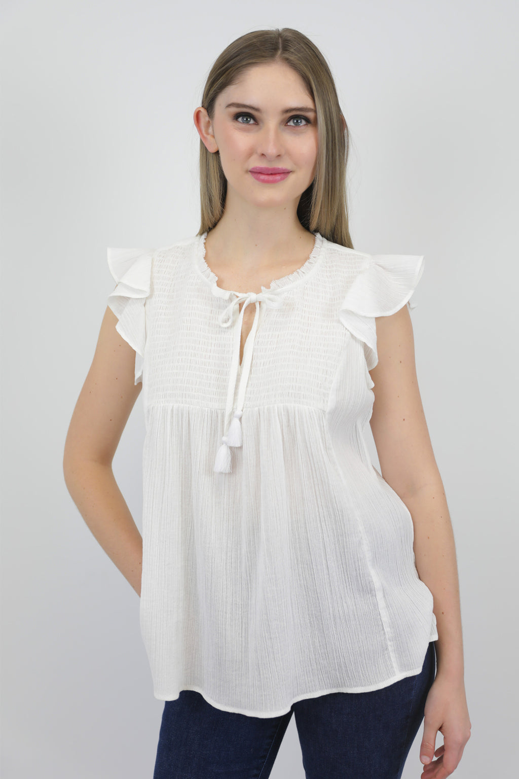 LIZETTE TOP - WHITE
