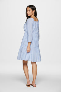 ELODIE DRESS - ART BLUE