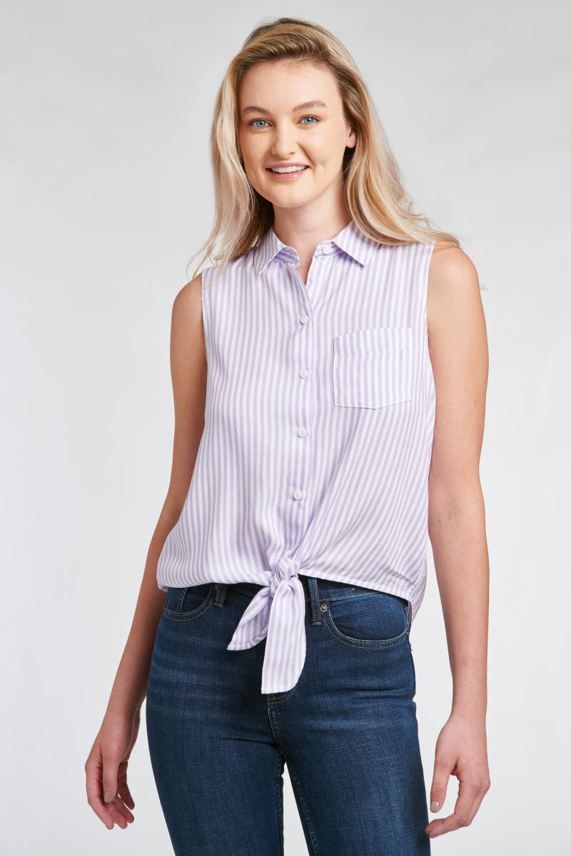 JANERA SHIRT - PURPLE HEATHER