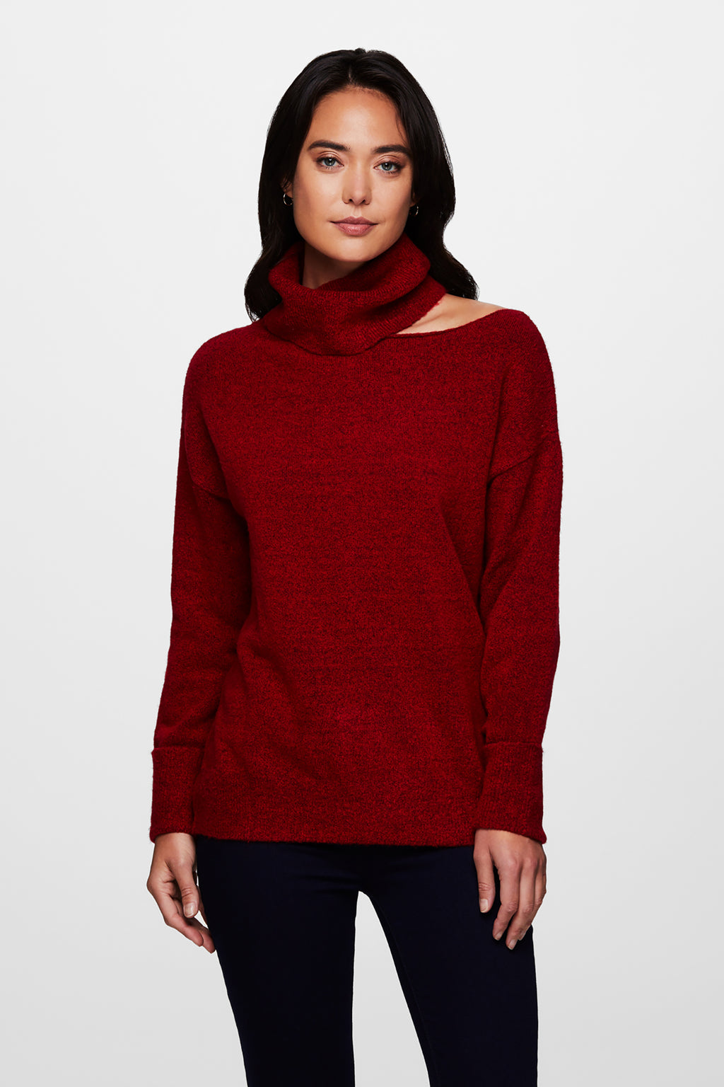 PAIGE SWEATER - DEEP RED