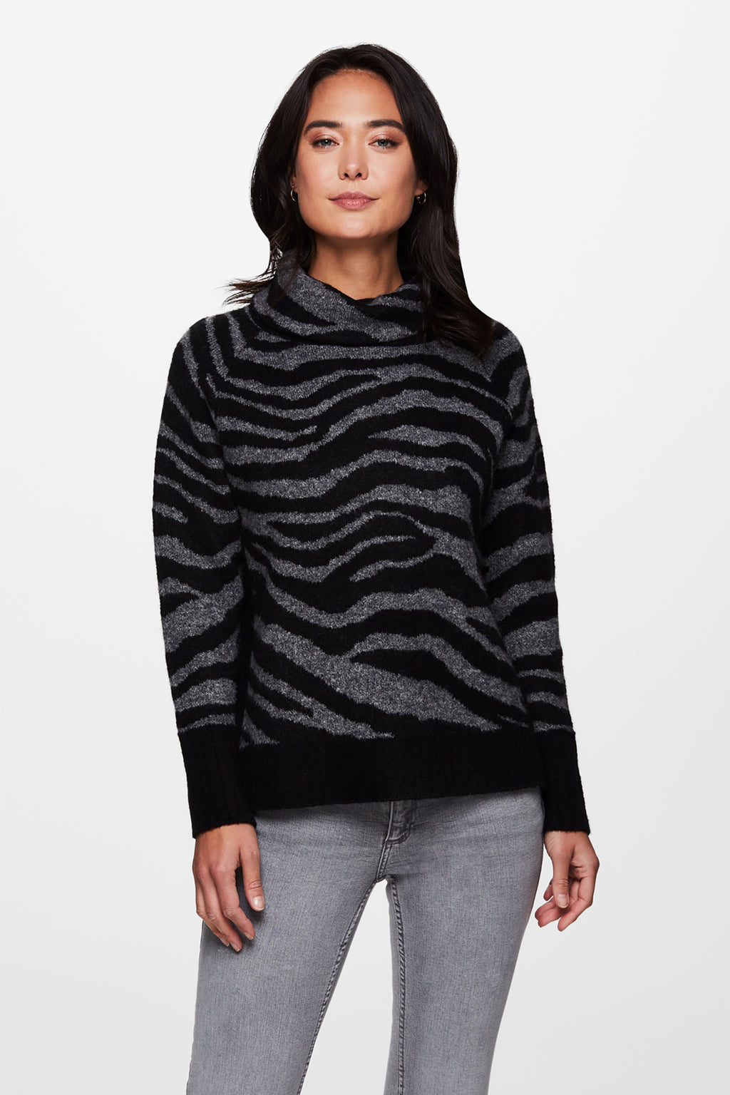 TAYLOR SWEATER - ZEBRA