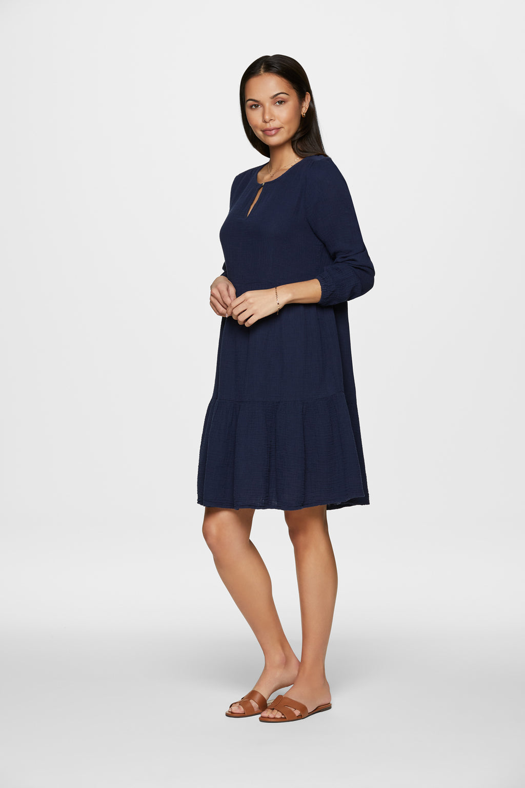 CATE DRESS - NAVY